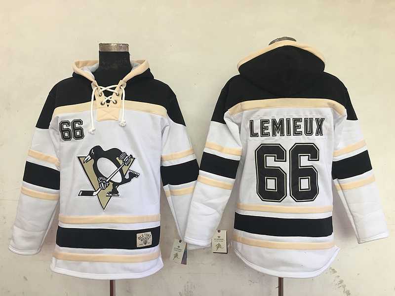 Pittsburgh Penguins #66 Mario Lemieux White Sawyer Hooded Sweatshirt Stitched NHL Hoodie,We sell and wholesale Pittsburgh Penguins #66 Mario Lemieux White Sawyer Hooded Sweatshirt Stitched NHL Hoodie on line form chian!