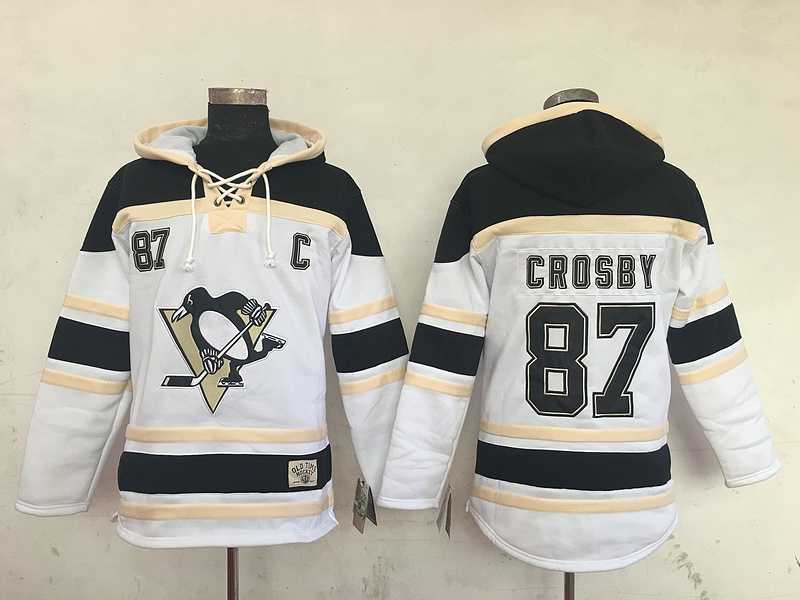 Pittsburgh Penguins #87 Sidney Crosby White Sawyer Hooded Sweatshirt Stitched NHL Hoodie,We sell and wholesale Pittsburgh Penguins #87 Sidney Crosby White Sawyer Hooded Sweatshirt Stitched NHL Hoodie on line form chian!