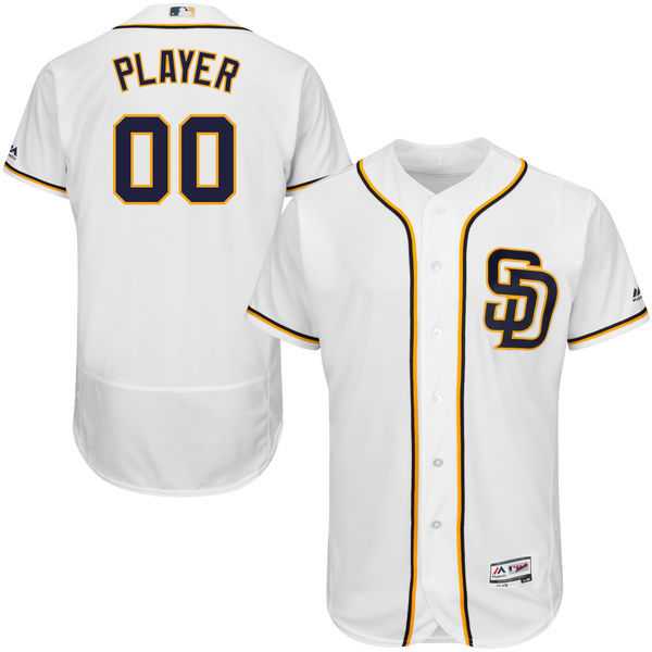 San Diego Padres Customized Majestic Flexbase Collection Stitched Baseball WEM Jersey - White,We sell and wholesale San Diego Padres Customized Majestic Flexbase Collection Stitched Baseball WEM Jersey - White on line form chian!