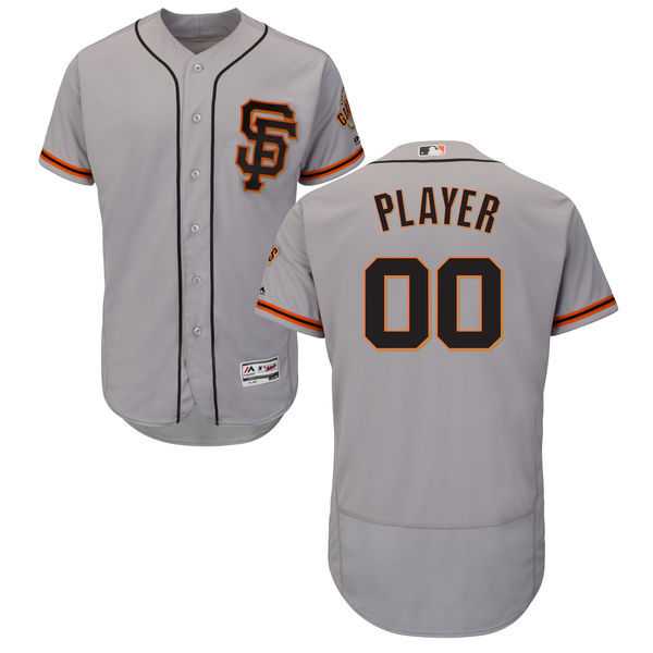 San Francisco Giants Customized Majestic Alternate Flexbase Collection Stitched Baseball WEM Jersey - Gray,We sell and wholesale San Francisco Giants Customized Majestic Alternate Flexbase Collection Stitched Baseball WEM Jersey - Gray on line form chian!