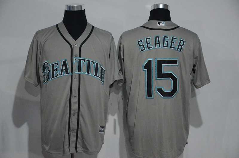 Seattle Mariners #15 Kyle Seager Gray New Cool Base Stitched Baseball Jersey,We sell and wholesale Seattle Mariners #15 Kyle Seager Gray New Cool Base Stitched Baseball Jersey on line form chian!