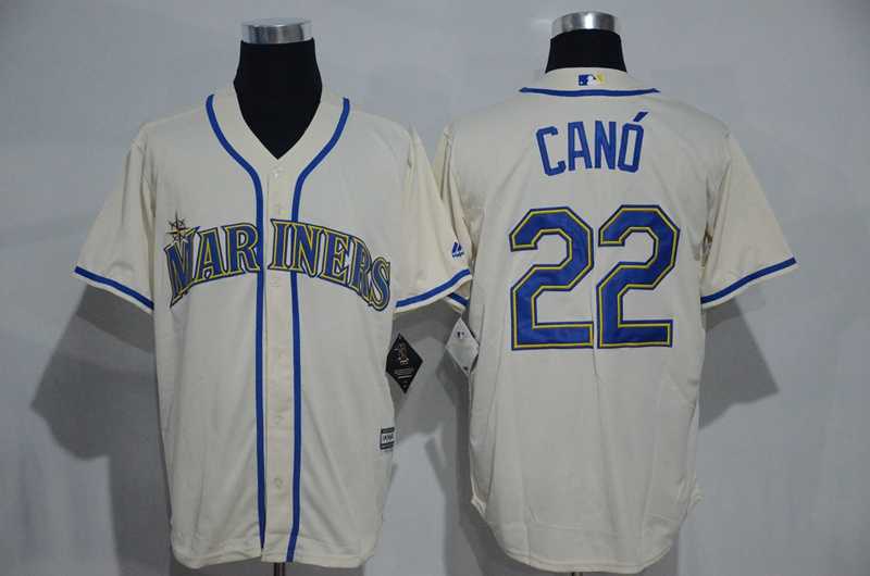 Seattle Mariners #22 Cano Cream New Cool Base Stitched Baseball Jersey,We sell and wholesale Seattle Mariners #22 Cano Cream New Cool Base Stitched Baseball Jersey on line form chian!