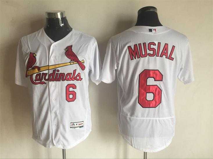 St. Louis Cardinals #6 Stan Musial White 2016 Flexbase Collection Stitched Baseball Jersey,We sell and wholesale St. Louis Cardinals #6 Stan Musial White 2016 Flexbase Collection Stitched Baseball Jersey on line form chian!