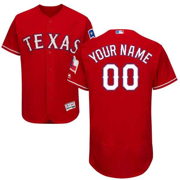 Texas Rangers Customized Majestic Flexbase Collection Stitched Baseball WEM Jersey - Red,We sell and wholesale Texas Rangers Customized Majestic Flexbase Collection Stitched Baseball WEM Jersey - Red on line form chian!