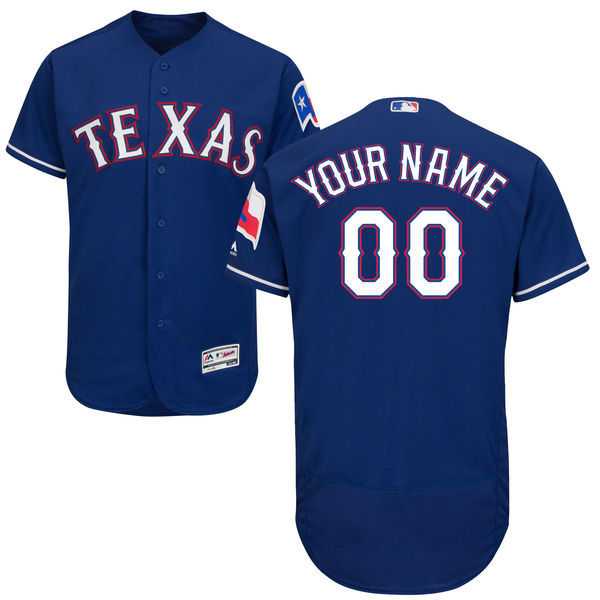 Texas Rangers Customized Majestic Flexbase Collection Stitched Baseball WEM Jersey - Royal Blue,We sell and wholesale Texas Rangers Customized Majestic Flexbase Collection Stitched Baseball WEM Jersey - Royal Blue on line form chian!