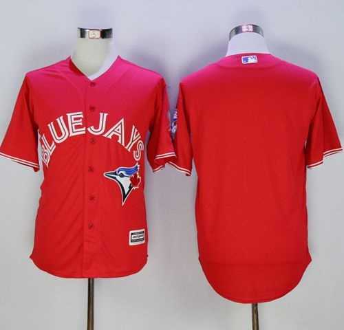 Toronto Blue Jays Customized Men's Red New Cool Base 40TH Anniversary Stitched Baseball Jersey,We sell and wholesale Toronto Blue Jays Customized Men's Red New Cool Base 40TH Anniversary Stitched Baseball Jersey on line form chian!