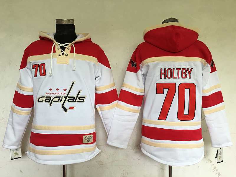 Washington Capitals #70 Braden Holtby White Sawyer Hooded Sweatshirt Stitched NHL Hoodie,We sell and wholesale Washington Capitals #70 Braden Holtby White Sawyer Hooded Sweatshirt Stitched NHL Hoodie on line form chian!