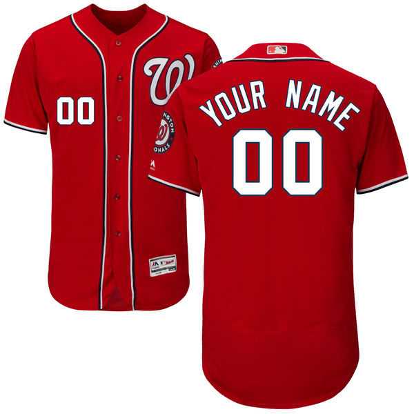 Washington Nationals Customized Majestic Flexbase Collection Stitched Baseball WEM Jersey - Red,We sell and wholesale Washington Nationals Customized Majestic Flexbase Collection Stitched Baseball WEM Jersey - Red on line form chian!