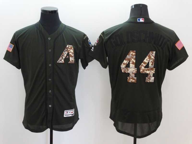 Arizona Diamondbacks #44 Paul Goldschmidt Green Salute To Service Flexbase Collection Stitched Jersey,We sell and wholesale Arizona Diamondbacks #44 Paul Goldschmidt Green Salute To Service Flexbase Collection Stitched Jersey on line form chian!