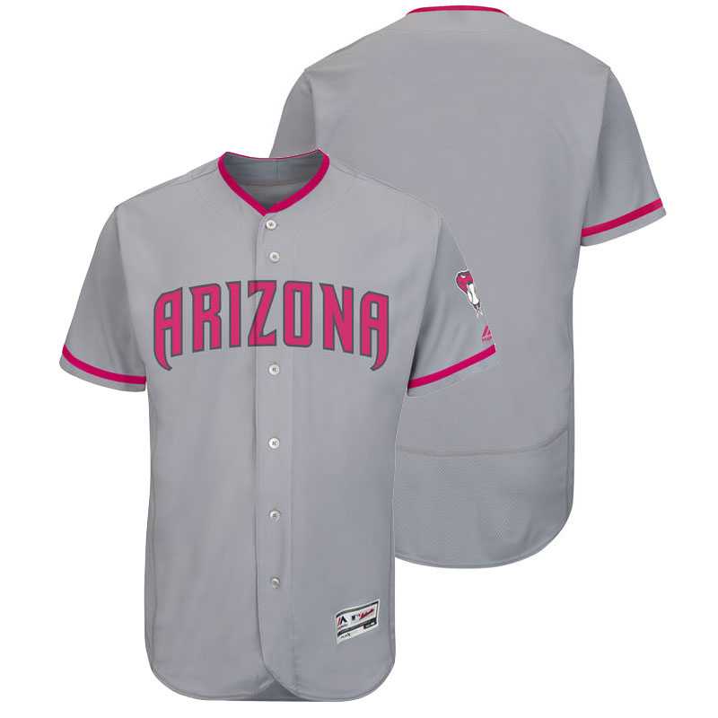 Arizona Diamondbacks Customized Men's Gray Road 2016 Mother's Day Flexbase Collection Stitched Baseball Jersey,We sell and wholesale Arizona Diamondbacks Customized Men's Gray Road 2016 Mother's Day Flexbase Collection Stitched Baseball Jersey on line form chian!