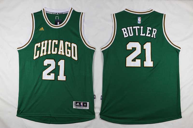 Chicago Bulls #21 Jimmy Butler New Green Swingman Stitched NBA Jersey,We sell and wholesale Chicago Bulls #21 Jimmy Butler New Green Swingman Stitched NBA Jersey on line form chian!