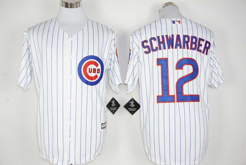 Chicago Cubs #12 Kyle Schwarber White New Cool Base Stitched MLB Jersey,We sell and wholesale Chicago Cubs #12 Kyle Schwarber White New Cool Base Stitched MLB Jersey on line form chian!