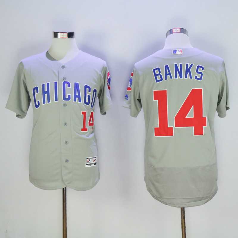 Chicago Cubs #14 Ernie Banks Mitchell And Ness Gray Flexbase Collection Stitched Jersey,We sell and wholesale Chicago Cubs #14 Ernie Banks Mitchell And Ness Gray Flexbase Collection Stitched Jersey on line form chian!