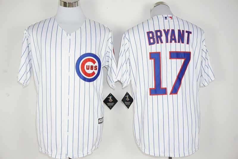 Chicago Cubs #17 Kris Bryant White New Cool Base Stitched MLB Jersey,We sell and wholesale Chicago Cubs #17 Kris Bryant White New Cool Base Stitched MLB Jersey on line form chian!
