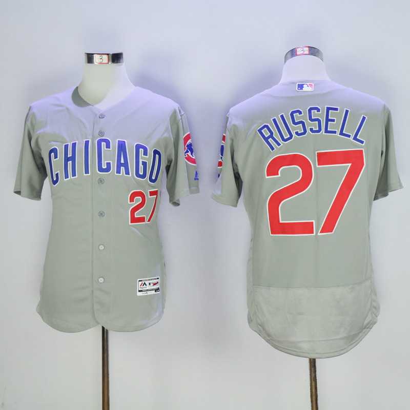 Chicago Cubs #27 Addison Russell Mitchell And Ness Gray Flexbase Collection Stitched Jersey,We sell and wholesale Chicago Cubs #27 Addison Russell Mitchell And Ness Gray Flexbase Collection Stitched Jersey on line form chian!