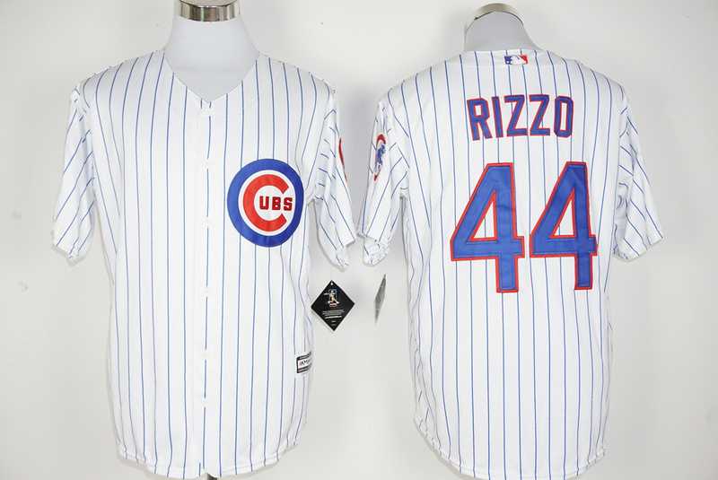 Chicago Cubs #44 Anthony Rizzo White New Cool Base Stitched MLB Jersey,We sell and wholesale Chicago Cubs #44 Anthony Rizzo White New Cool Base Stitched MLB Jersey on line form chian!