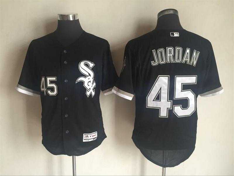 Chicago White Sox #45 Michael Jordan Black New Cool Base Stitched Baseball Jersey,We sell and wholesale Chicago White Sox #45 Michael Jordan Black New Cool Base Stitched Baseball Jersey on line form chian!