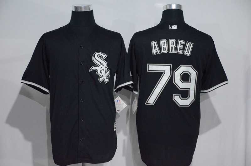 Chicago White Sox #79 Jose Abreu Black New Cool Base Stitched Baseball Jersey,We sell and wholesale Chicago White Sox #79 Jose Abreu Black New Cool Base Stitched Baseball Jersey on line form chian!