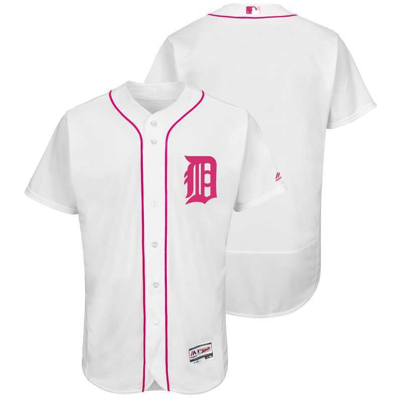 Detroit Tigers Customized Men's White Home 2016 Mother's Day Flexbase Collection Stitched Baseball Jersey,We sell and wholesale Detroit Tigers Customized Men's White Home 2016 Mother's Day Flexbase Collection Stitched Baseball Jersey on line form chian!