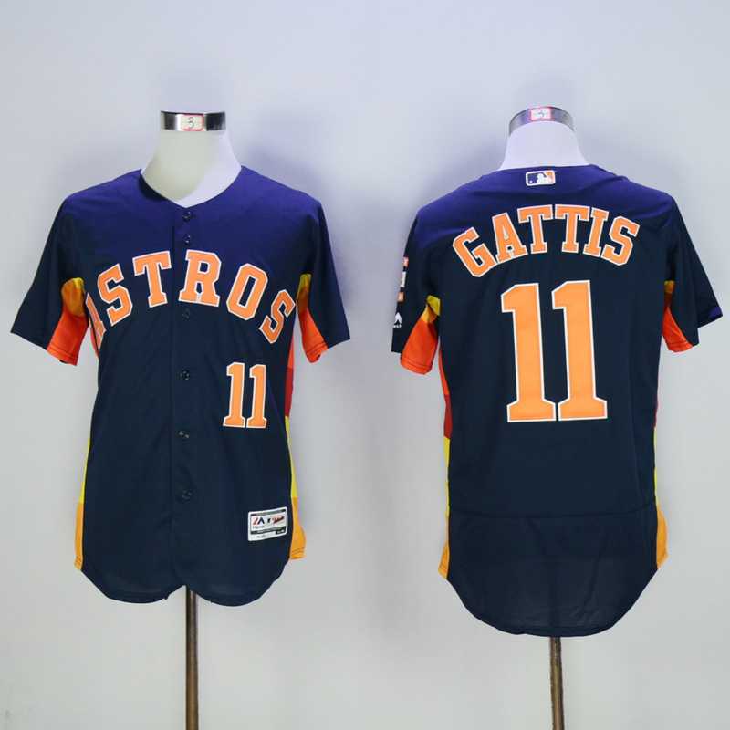 Houston Astros #11 Evan Gattis New Navy Blue  2016 Flexbase Collection Stitched Baseball Jersey,We sell and wholesale Houston Astros #11 Evan Gattis New Navy Blue  2016 Flexbase Collection Stitched Baseball Jersey on line form chian!