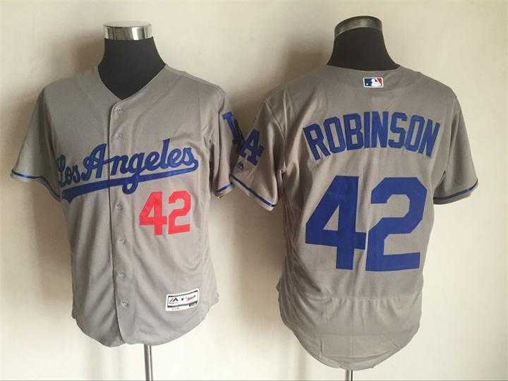 Los Angeles Dodgers #42 Jackie Robinson Throwback Gray 2016 Flexbase Collection Stitched Jersey,We sell and wholesale Los Angeles Dodgers #42 Jackie Robinson Throwback Gray 2016 Flexbase Collection Stitched Jersey on line form chian!