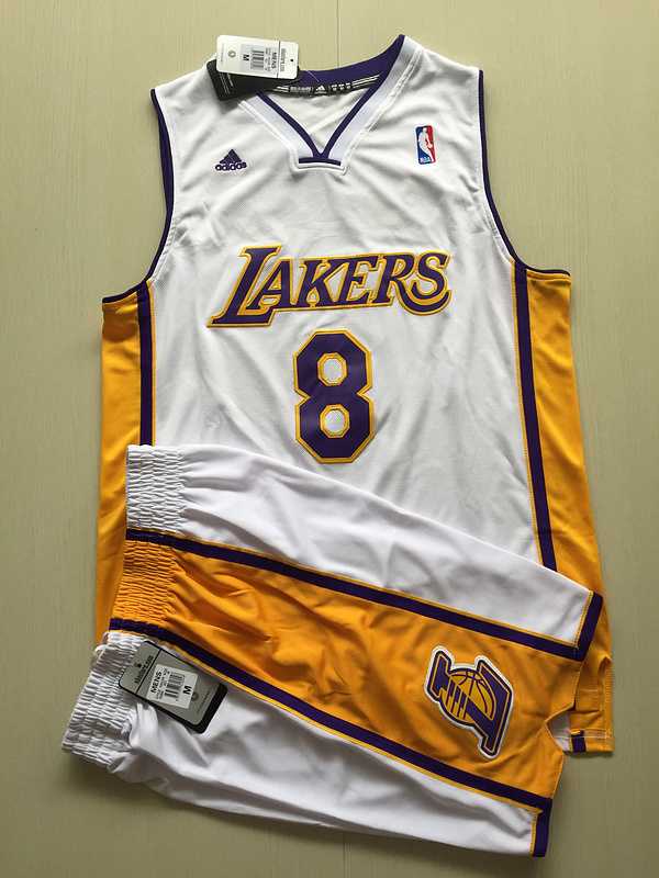 Los Angeles Lakers #8 Kobe Bryant White Throwback The City A Set Stitched NBA Jersey,We sell and wholesale Los Angeles Lakers #8 Kobe Bryant White Throwback The City A Set Stitched NBA Jersey on line form chian!