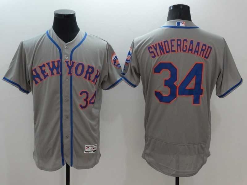 New York Mets #34 Noah Syndergaard Gray 2016 Flexbase Collection Stitched Baseball Jersey,We sell and wholesale New York Mets #34 Noah Syndergaard Gray 2016 Flexbase Collection Stitched Baseball Jersey on line form chian!