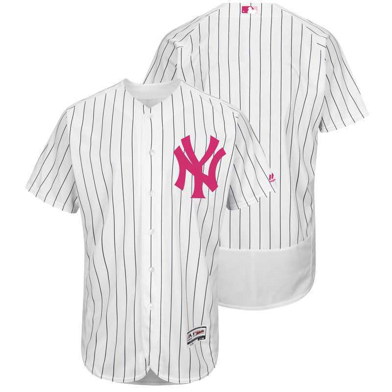 New York Yankees Customized Men's White Home 2016 Mother's Day Flexbase Collection Stitched Baseball Jersey,We sell and wholesale New York Yankees Customized Men's White Home 2016 Mother's Day Flexbase Collection Stitched Baseball Jersey on line form chian!