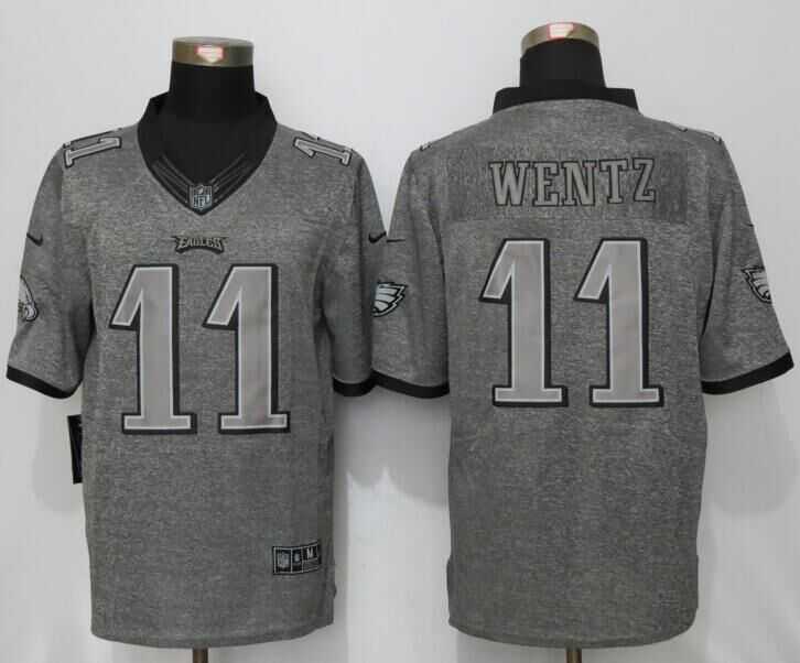 Nike Limited Philadelphia Eagles #11 Wentz Gray Men's Stitched Gridiron Gray Stitched NFL Jersey,We sell and wholesale Nike Limited Philadelphia Eagles #11 Wentz Gray Men's Stitched Gridiron Gray Stitched NFL Jersey on line form chian!
