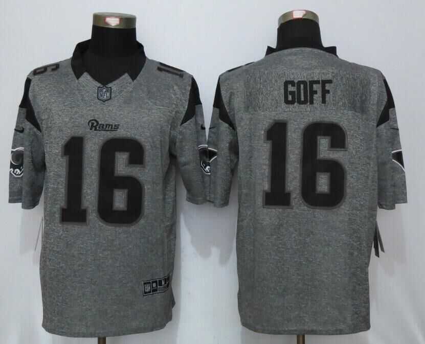 Nike Limited St. Louis Rams #16 Goff Gray Men's Stitched Gridiron Gray Stitched NFL Jersey,We sell and wholesale Nike Limited St. Louis Rams #16 Goff Gray Men's Stitched Gridiron Gray Stitched NFL Jersey on line form chian!