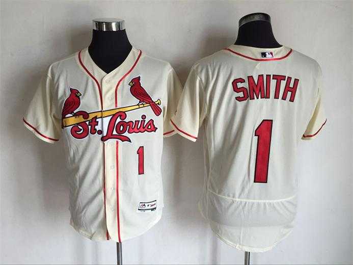 St. Louis Cardinals #1 Ozzie Smith Cream 2016 Flexbase Collection Stitched Baseball Jersey,We sell and wholesale St. Louis Cardinals #1 Ozzie Smith Cream 2016 Flexbase Collection Stitched Baseball Jersey on line form chian!
