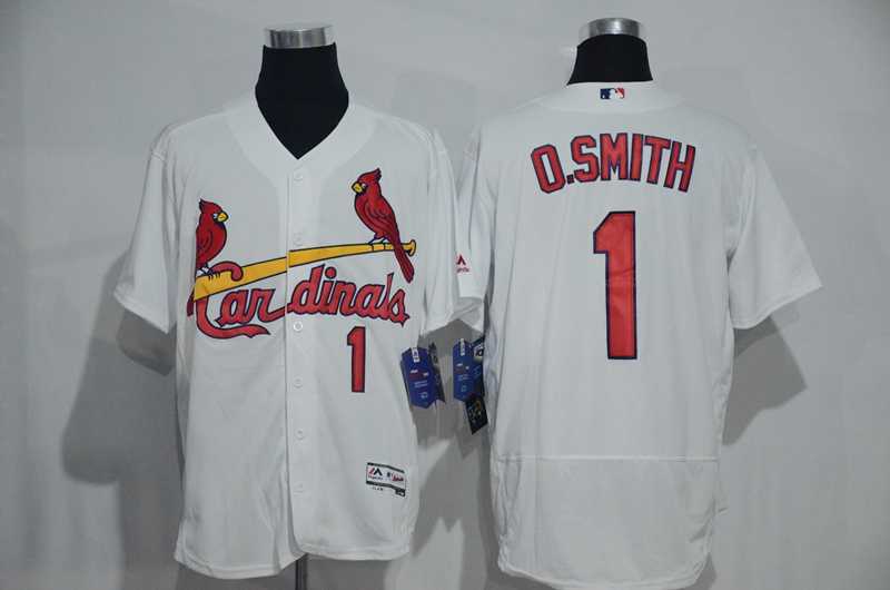 St. Louis Cardinals #1 Ozzie Smith White Flexbase Collection Stitched Baseball Jersey,We sell and wholesale St. Louis Cardinals #1 Ozzie Smith White Flexbase Collection Stitched Baseball Jersey on line form chian!