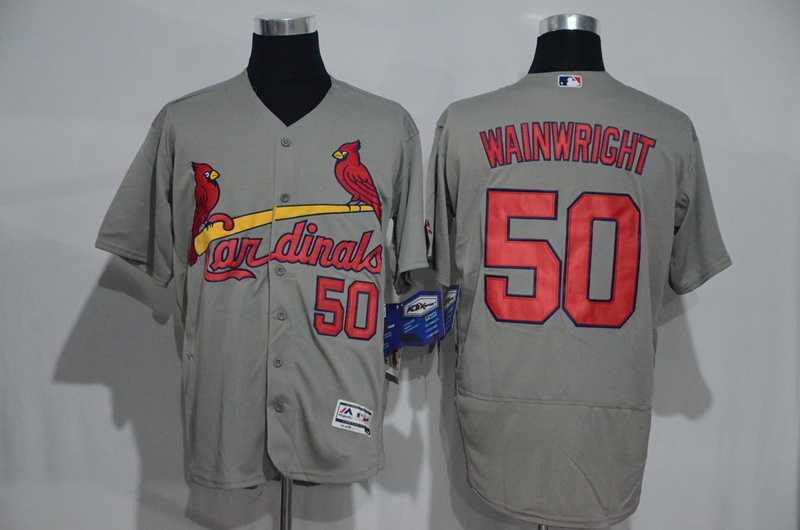 St. Louis Cardinals #50 Adam Wainwright Gray 2016 Flexbase Collection Stitched Baseball Jersey,We sell and wholesale St. Louis Cardinals #50 Adam Wainwright Gray 2016 Flexbase Collection Stitched Baseball Jersey on line form chian!