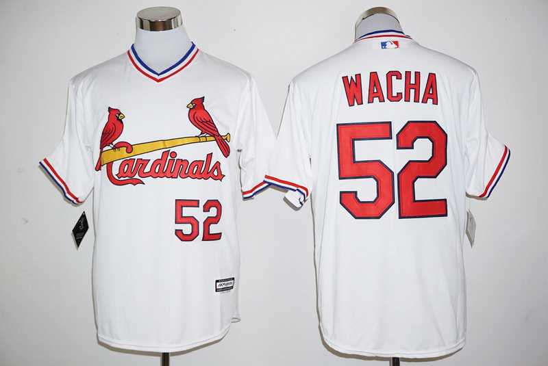 St. Louis Cardinals #52 Michael Wacha White New Cool Base Stitched Baseball Pullover Jersey,We sell and wholesale St. Louis Cardinals #52 Michael Wacha White New Cool Base Stitched Baseball Pullover Jersey on line form chian!