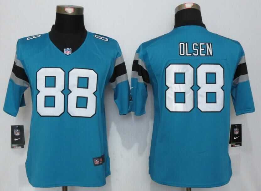 Women Limited Nike Carolina Panthers #88 Olsen Blue Team Color Stitched NFL Jerseys,We sell and wholesale Women Limited Nike Carolina Panthers #88 Olsen Blue Team Color Stitched NFL Jerseys on line form chian!
