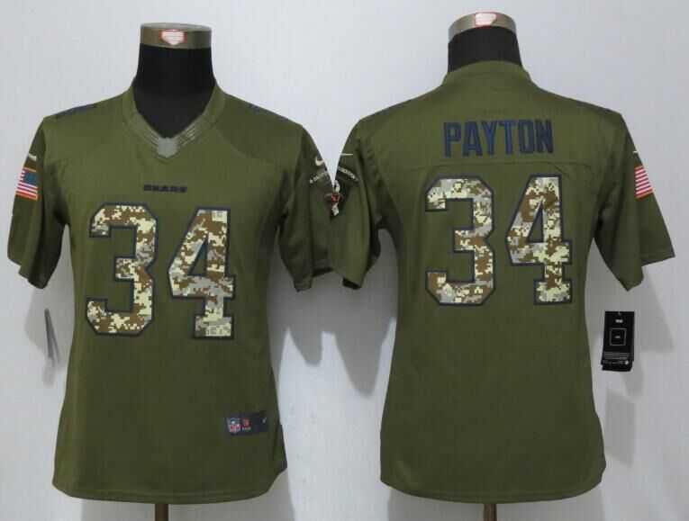 Women Limited Nike Chicago Bears #34 Payton Green Salute To Service Stitched NFL Jersey,We sell and wholesale Women Limited Nike Chicago Bears #34 Payton Green Salute To Service Stitched NFL Jersey on line form chian!