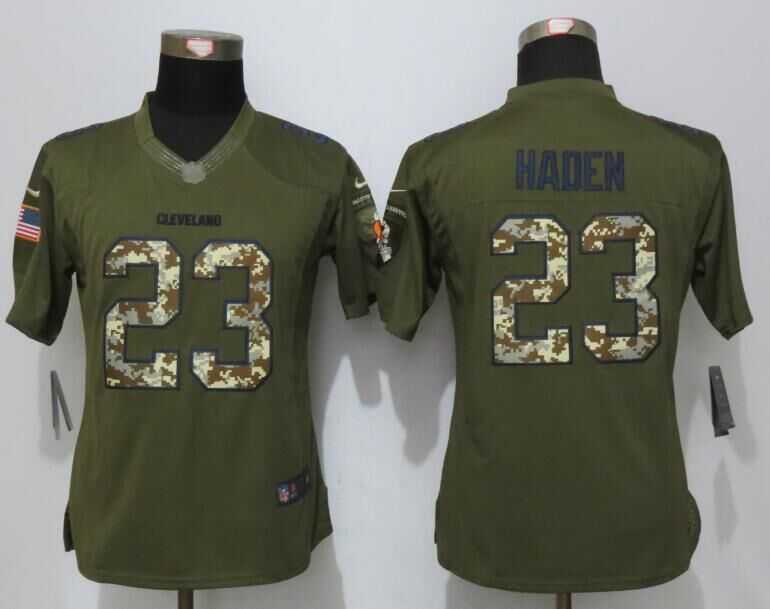Women Limited Nike Cleveland Browns #23 Haden Green Salute To Service Stitched NFL Jersey,We sell and wholesale Women Limited Nike Cleveland Browns #23 Haden Green Salute To Service Stitched NFL Jersey on line form chian!