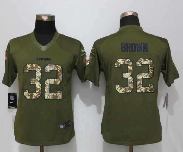 Women Limited Nike Cleveland Browns #32 Brown Green Salute To Service Stitched NFL Jersey,We sell and wholesale Women Limited Nike Cleveland Browns #32 Brown Green Salute To Service Stitched NFL Jersey on line form chian!
