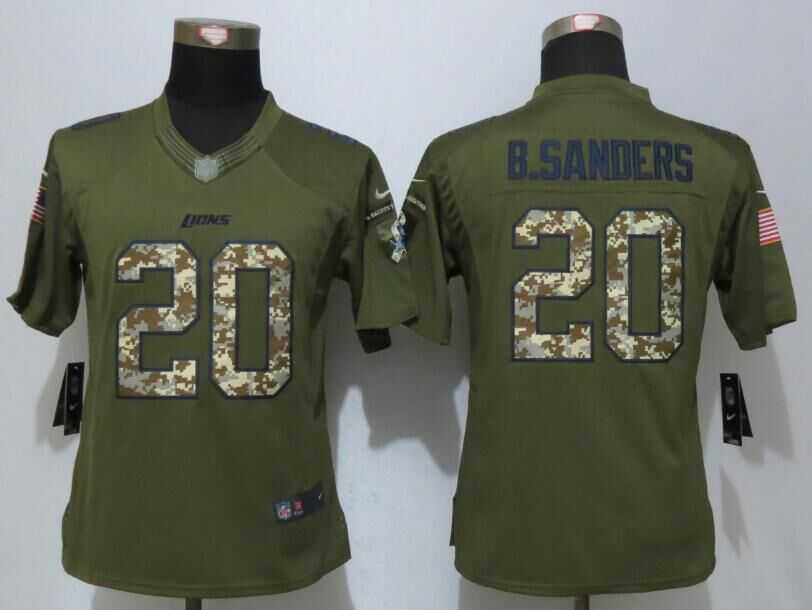 Women Limited Nike Detroit Lions #20 B.Sanders Green Salute To Service Stitched NFL Jersey,We sell and wholesale Women Limited Nike Detroit Lions #20 B.Sanders Green Salute To Service Stitched NFL Jersey on line form chian!