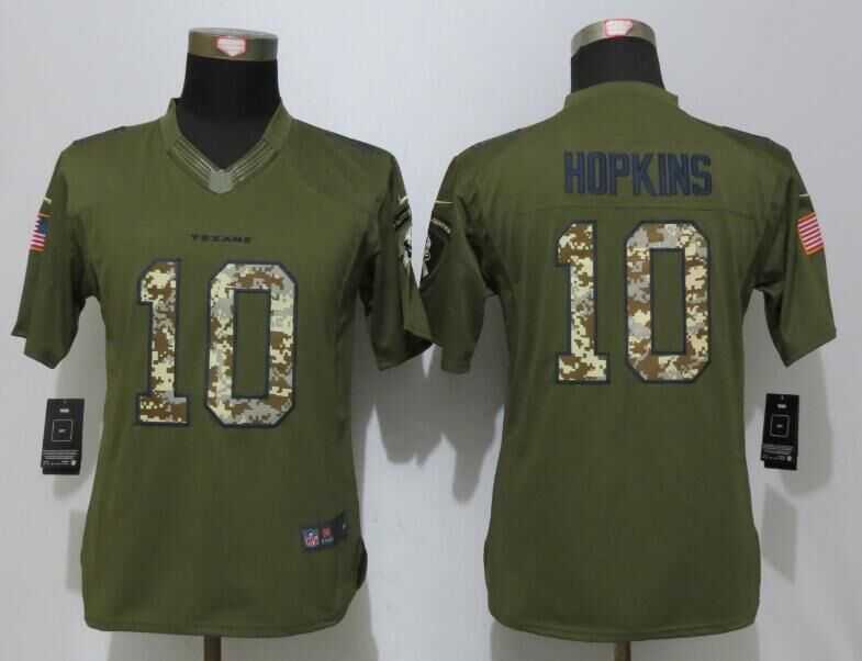 Women Limited Nike Houston Texans #10 Hopkins Green Salute To Service Stitched NFL Jersey,We sell and wholesale Women Limited Nike Houston Texans #10 Hopkins Green Salute To Service Stitched NFL Jersey on line form chian!