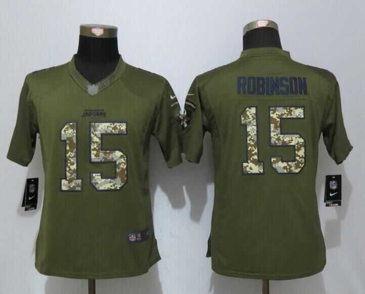 Women Limited Nike Jacksonville Jaguars #15 Robinson Green Salute To Service Stitched NFL Jersey,We sell and wholesale Women Limited Nike Jacksonville Jaguars #15 Robinson Green Salute To Service Stitched NFL Jersey on line form chian!