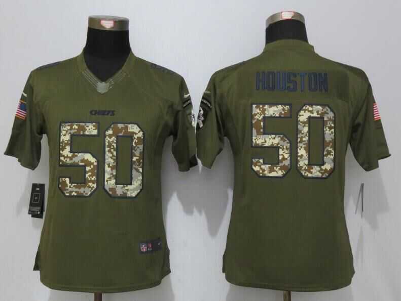 Women Limited Nike Kansas City Chiefs #50 Houston Green Salute To Service Stitched NFL Jersey,We sell and wholesale Women Limited Nike Kansas City Chiefs #50 Houston Green Salute To Service Stitched NFL Jersey on line form chian!