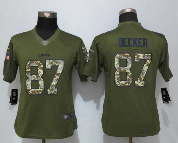 Women Limited Nike New York Jets #87 Decker Green Salute To Service Stitched NFL Jersey,We sell and wholesale Women Limited Nike New York Jets #87 Decker Green Salute To Service Stitched NFL Jersey on line form chian!