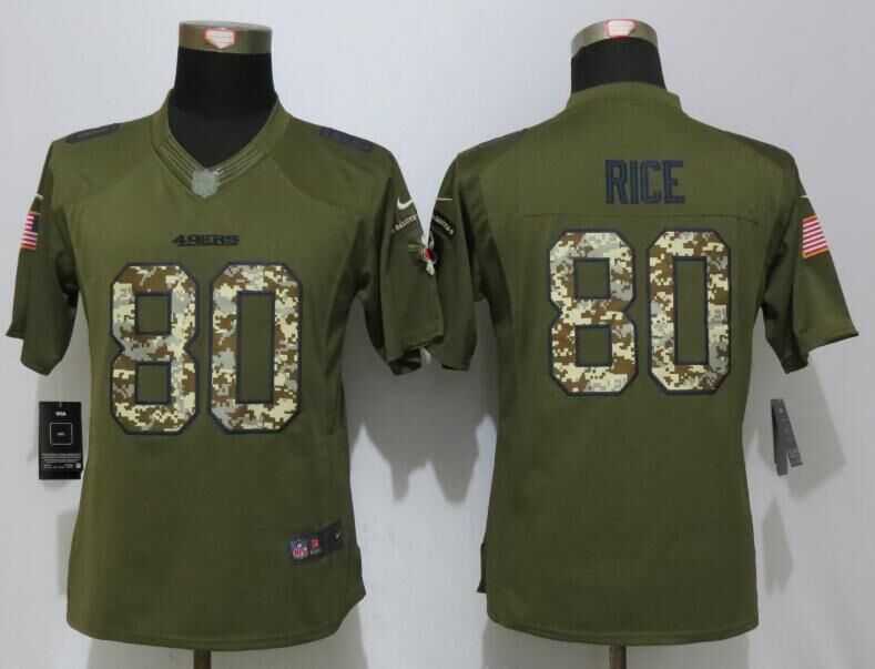 Women Limited Nike San Francisco 49ers #80 Rice Green Salute To Service Stitched NFL Jersey,We sell and wholesale Women Limited Nike San Francisco 49ers #80 Rice Green Salute To Service Stitched NFL Jersey on line form chian!
