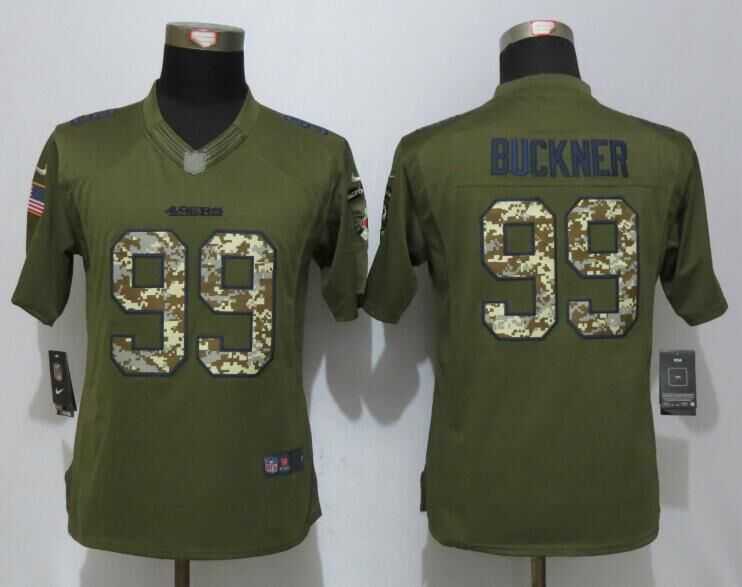 Women Limited Nike San Francisco 49ers #99 Buckner Green Salute To Service Stitched NFL Jersey,We sell and wholesale Women Limited Nike San Francisco 49ers #99 Buckner Green Salute To Service Stitched NFL Jersey on line form chian!