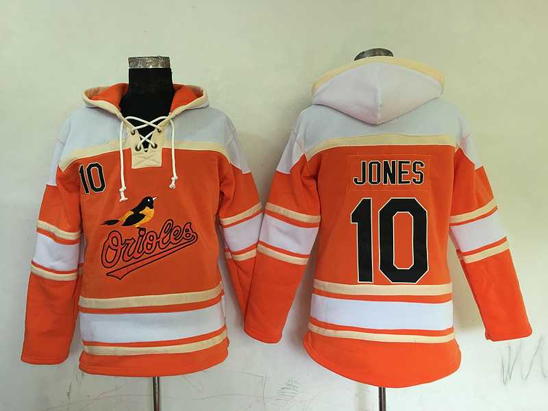 Baltimore Orioles #10 Adam Jones Orange Sawyer Hooded Sweatshirt Baseball Hoodie,We sell and wholesale Baltimore Orioles #10 Adam Jones Orange Sawyer Hooded Sweatshirt Baseball Hoodie on line form chian!