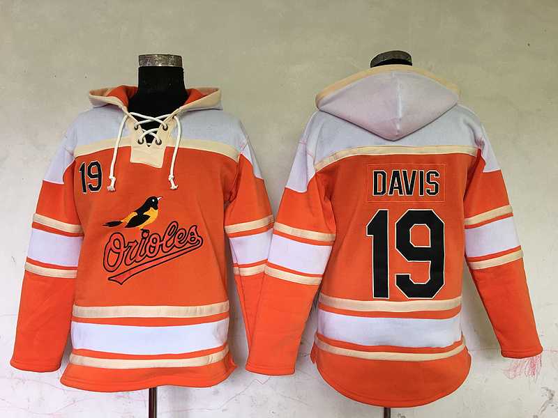 Baltimore Orioles #19 Chris Davis Orange Sawyer Hooded Sweatshirt Baseball Hoodie,We sell and wholesale Baltimore Orioles #19 Chris Davis Orange Sawyer Hooded Sweatshirt Baseball Hoodie on line form chian!