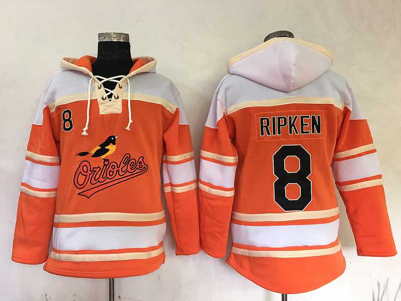 Baltimore Orioles #8 Cal Ripken Orange Sawyer Hooded Sweatshirt Baseball Hoodie,We sell and wholesale Baltimore Orioles #8 Cal Ripken Orange Sawyer Hooded Sweatshirt Baseball Hoodie on line form chian!