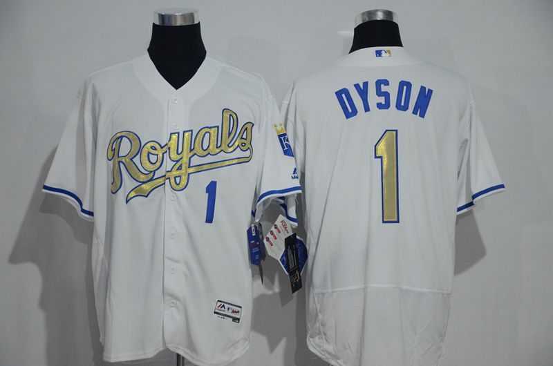 Kansas City Royals #1 Jarrod Dyson White-Gold 2016 Flexbase Collection Stitched Jersey,We sell and wholesale Kansas City Royals #1 Jarrod Dyson White-Gold 2016 Flexbase Collection Stitched Jersey on line form chian!