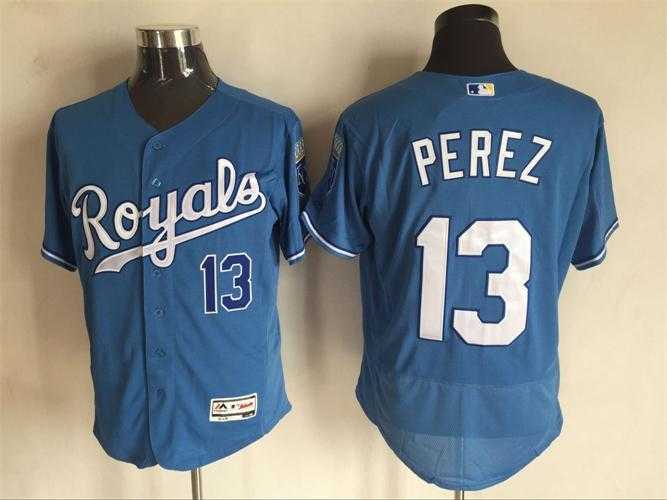 Kansas City Royals #13 Salvador Perez Blue 2016 Flexbase Collection Stitched Baseball Jersey,We sell and wholesale Kansas City Royals #13 Salvador Perez Blue 2016 Flexbase Collection Stitched Baseball Jersey on line form chian!